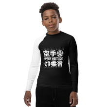 Load image into Gallery viewer, Youth Rash Guard - Ranked - White Belt