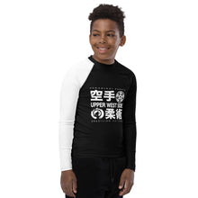 Load image into Gallery viewer, Youth Rash Guard - Ranked - White Belt
