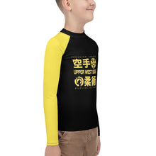 Load image into Gallery viewer, Youth Rash Guard - Ranked - Yellow Belt