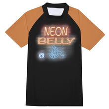 Load image into Gallery viewer, Adult short sleeve rash guard (Neon Belly)