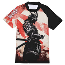 Load image into Gallery viewer, Adult short sleeve rash guard (Red Samurai)
