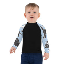Load image into Gallery viewer, Little Kids Rash Guard (3-6) - "Dinosaurs"