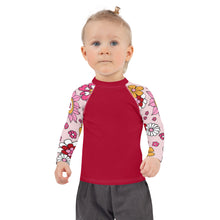 Load image into Gallery viewer, Little Kids Rash Guard (3-6) - "Valentine's Day"