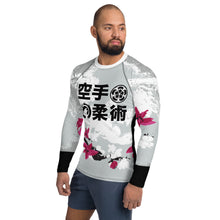 Load image into Gallery viewer, Men's Long Sleeve Rash Guard - Cherry Blossom