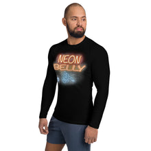 Load image into Gallery viewer, Men's Long Sleeve Rash Guard - "Neon Belly"