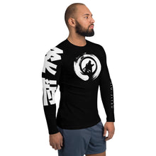 Load image into Gallery viewer, Men's Long Sleeve Rash Guard - Simple B/W