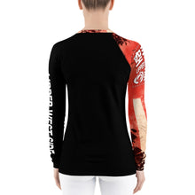 Load image into Gallery viewer, Women's Long Sleeve Rash Guard - Red Samurai