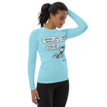 Load image into Gallery viewer, Women's Long Sleeve Rash Guard - Leg Day