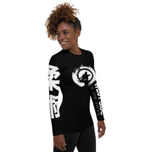 Load image into Gallery viewer, Women's Long Sleeve Rash Guard - Simple B/W