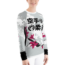 Load image into Gallery viewer, Women&#39;s Long Sleeve Rash Guard - Cherry Blossom
