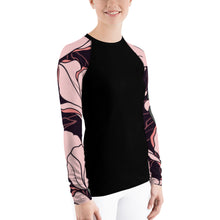 Load image into Gallery viewer, Women's Rash Guard (Flowers 2)