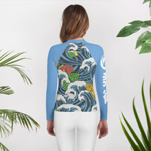 Load image into Gallery viewer, Kid's Rash Guard - "Waves"