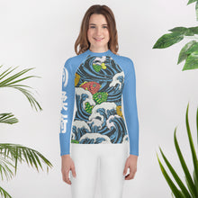 Load image into Gallery viewer, Kid's Rash Guard - "Waves"
