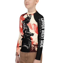 Load image into Gallery viewer, Kid's Rash Guard - "Red Samurai"