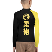 Load image into Gallery viewer, Youth Rash Guard - Ranked - Yellow Belt
