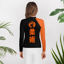 Load image into Gallery viewer, Youth Rash Guard - Ranked - Orange Belt
