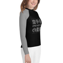 Load image into Gallery viewer, Youth Rash Guard - Ranked - Grey Belt
