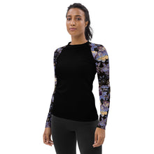 Load image into Gallery viewer, Women&#39;s Rash Guard (Flower Sleeves)
