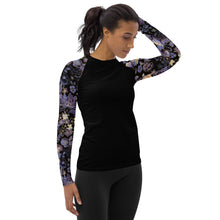 Load image into Gallery viewer, Women&#39;s Rash Guard (Flower Sleeves)
