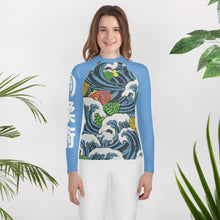 Load image into Gallery viewer, Kid&#39;s Rash Guard - &quot;Waves&quot;
