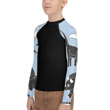 Load image into Gallery viewer, Kid&#39;s Rash Guard - &quot;Dinosaurs&quot;
